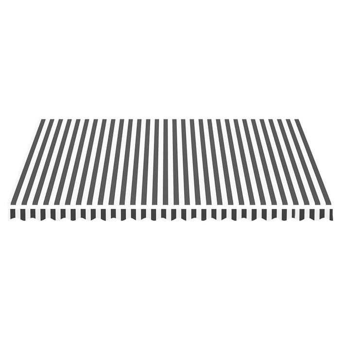 Pânză de rezervă copertină, antracit și alb, 4,5x3,5 m - WALTI WALTI