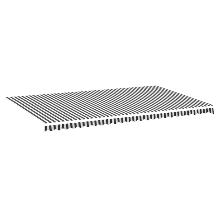 Pânză de rezervă copertină, antracit și alb, 6x3,5 m - WALTI WALTI