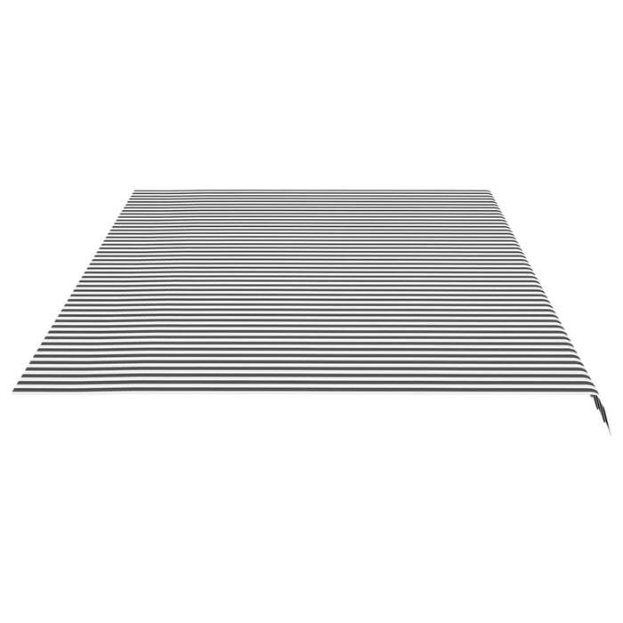 Pânză de rezervă copertină, antracit și alb, 6x3,5 m - WALTI WALTI