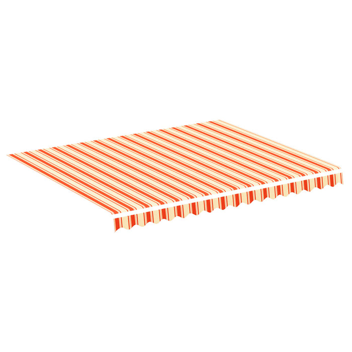 Pânză de rezervă copertină, galben și portocaliu, 3x2,5 m, poliester WALTI