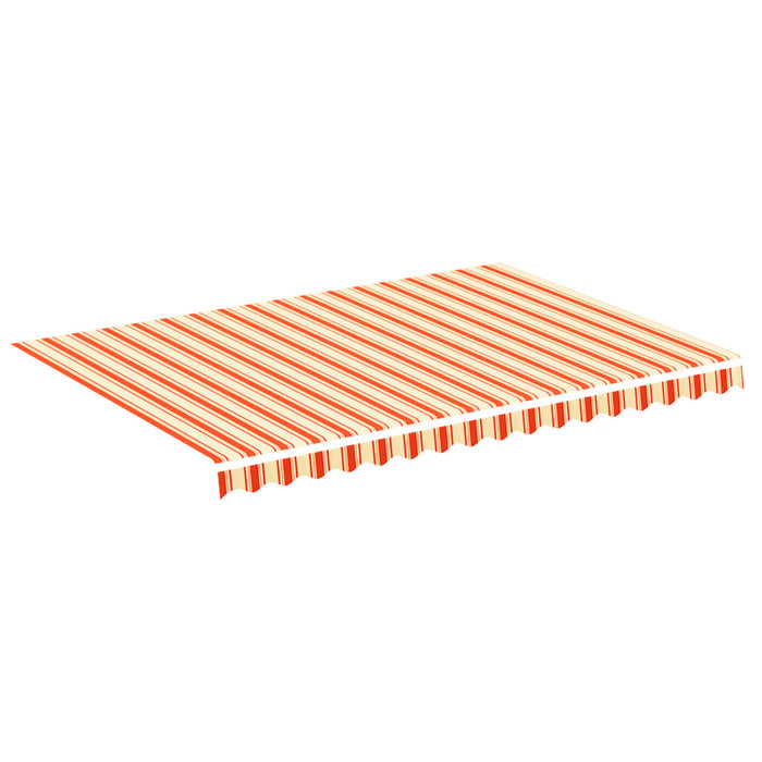 Pânză de rezervă copertină, galben și portocaliu, 3,5x2,5 m, poliester WALTI