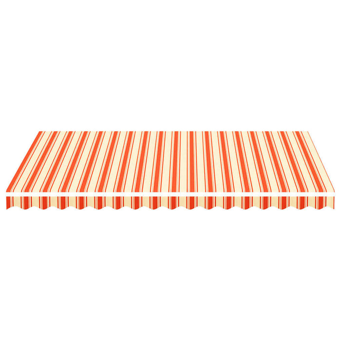 Pânză de rezervă copertină, galben și portocaliu, 3,5x2,5 m, poliester WALTI