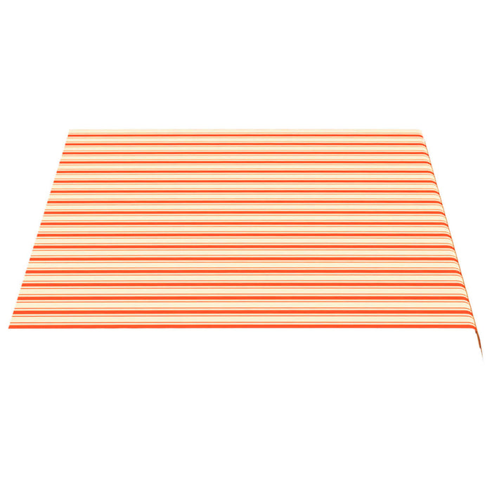 Pânză de rezervă copertină, galben și portocaliu, 3,5x2,5 m, poliester WALTI