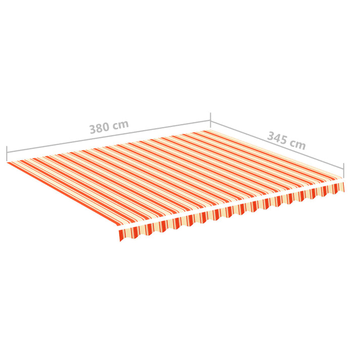 Pânză de rezervă copertină, galben și portocaliu, 4x3,5 m - WALTI WALTI