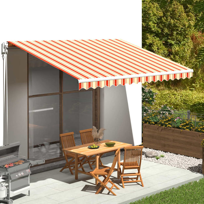 Pânză de rezervă copertină, galben și portocaliu, 4,5x3 m - WALTI WALTI