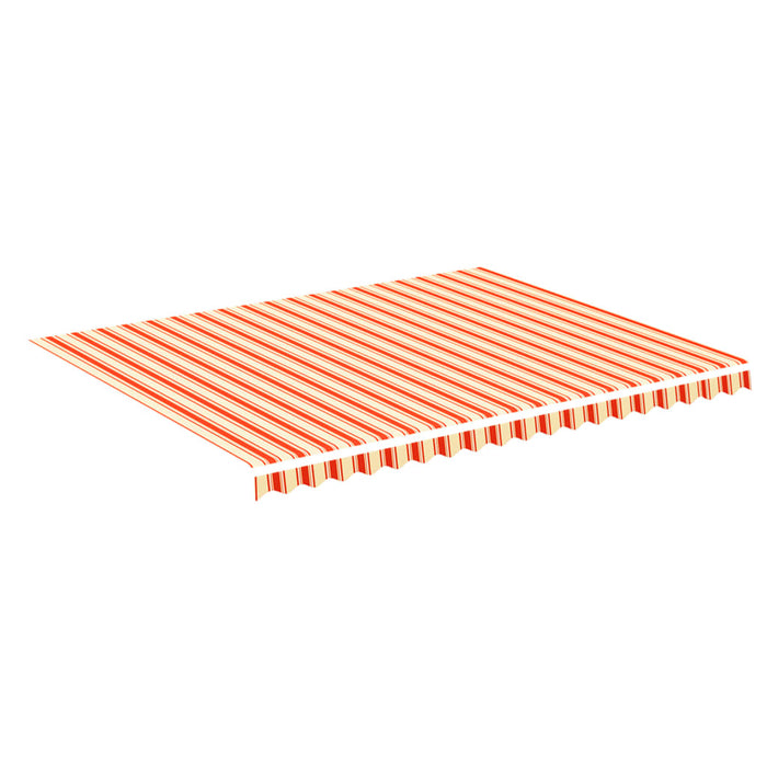 Pânză de rezervă copertină, galben și portocaliu, 4,5x3,5 m WALTI
