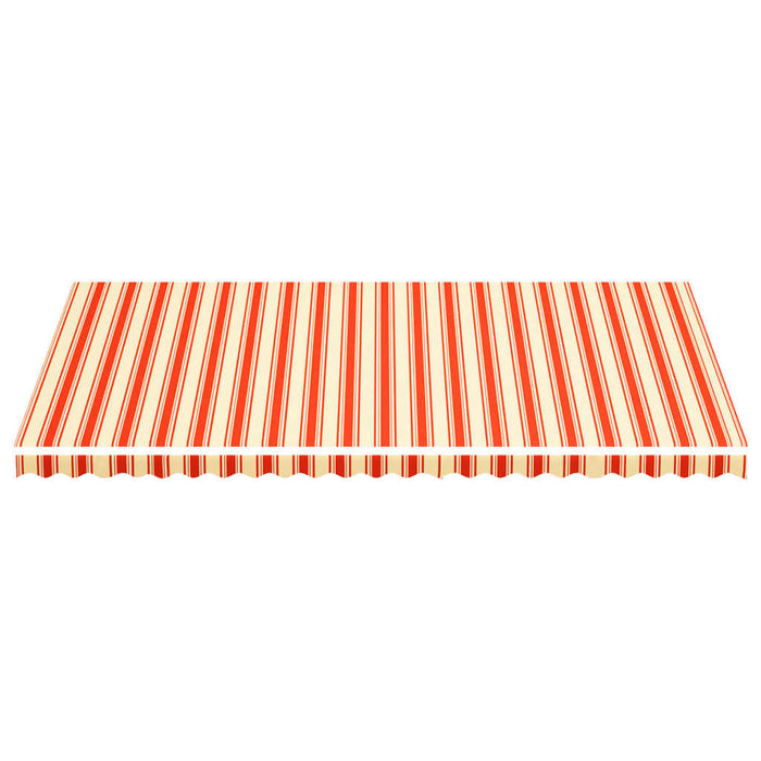 Pânză de rezervă copertină, galben și portocaliu, 6x3,5 m, poliester WALTI
