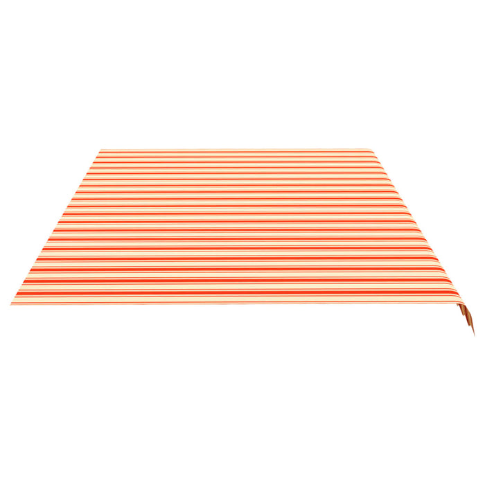 Pânză de rezervă copertină, galben și portocaliu, 6x3,5 m, poliester WALTI