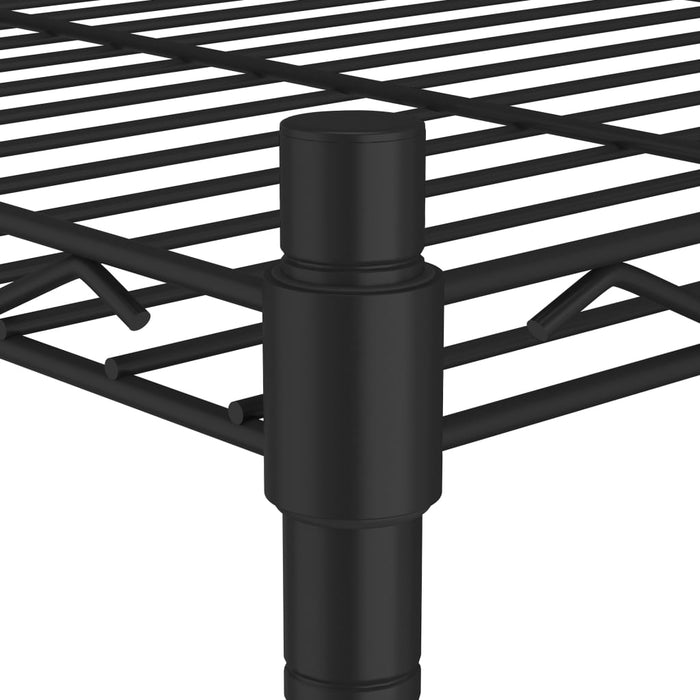 Raft de depozitare, 4 niveluri, negru, 90 x 35 x 137 cm, 200 kg - WALTI WALTI