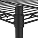 Raft de depozitare, 4 niveluri, negru, 90 x 35 x 137 cm, 200 kg - WALTI WALTI