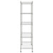 Raft de depozitare, 5 niveluri, 90 x 35 x 180 cm, crom, 250 kg - WALTI WALTI