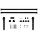 Set glisare ușă mini pentru dulap, oțel carbon, 200 cm - WALTI WALTI