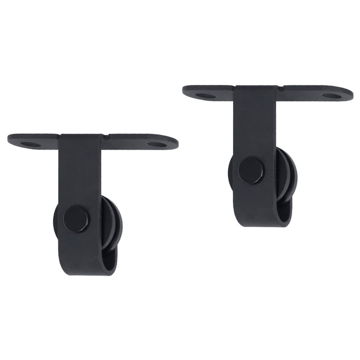 Set glisare ușă mini pentru dulap, oțel carbon, 200 cm - WALTI WALTI