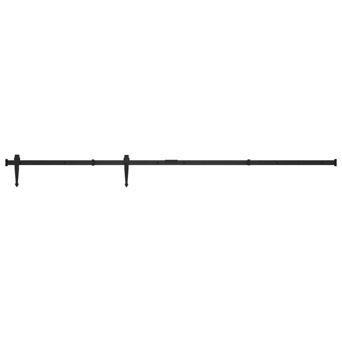 Set glisare ușă mini pentru dulap, oțel carbon, 200 cm - WALTI WALTI