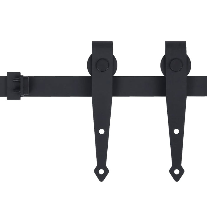 Set glisare ușă mini pentru dulap, oțel carbon, 200 cm - WALTI WALTI