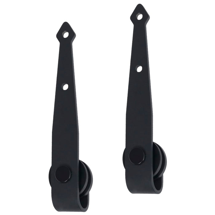 Set glisare ușă mini pentru dulap, oțel carbon, 200 cm - WALTI WALTI