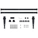 Set glisare ușă mini pentru dulap, oțel carbon, 200 cm - WALTI WALTI