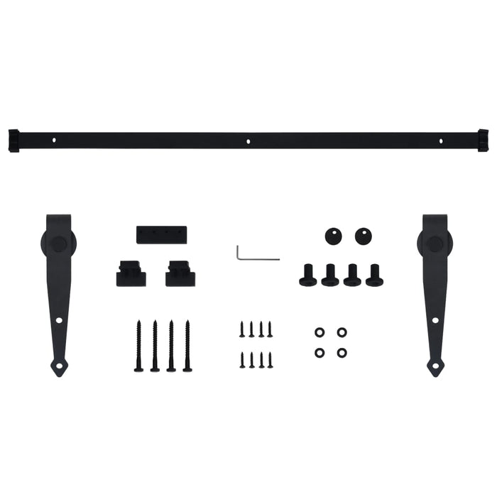 Set glisare ușă mini pentru dulap, oțel carbon, 152 cm WALTI