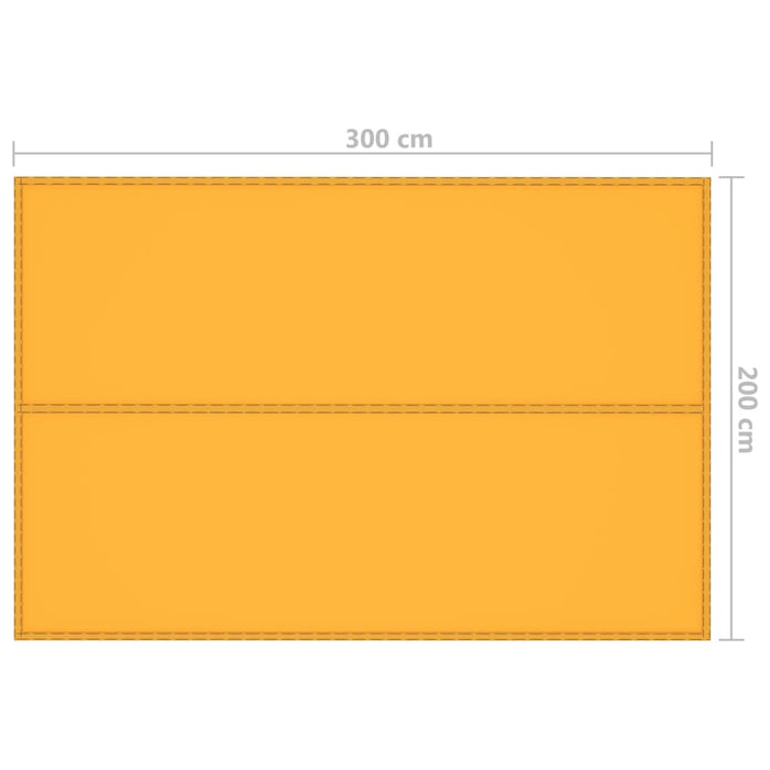 Prelată de exterior, galben, 3x2 m WALTI
