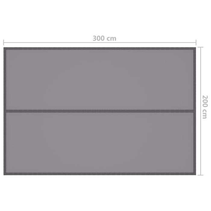 Prelată de exterior, gri, 3x2 m WALTI