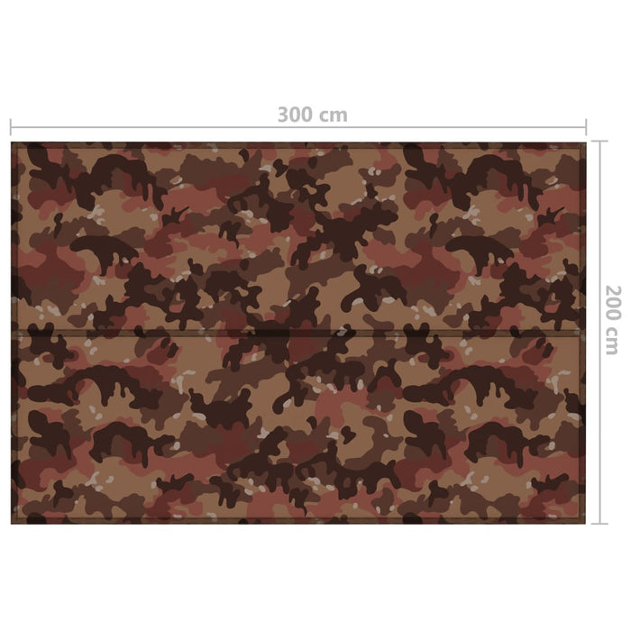 Prelată de exterior, camuflaj, 3x2 m WALTI