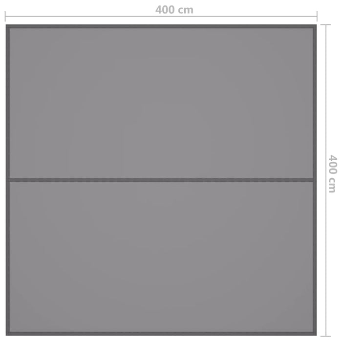 Prelată de exterior, gri, 4x4 m - WALTI WALTI