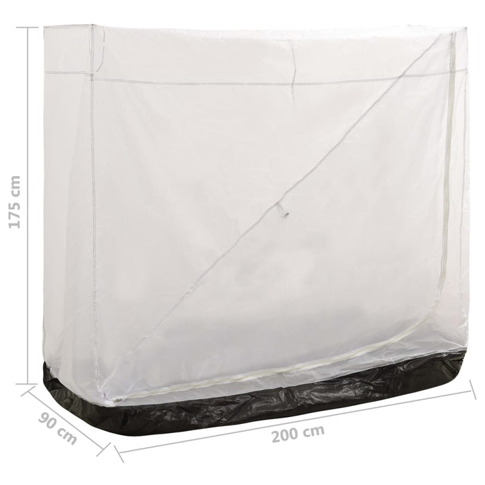 Cort de interior universal, gri, 200 x 90 x 175 cm WALTI