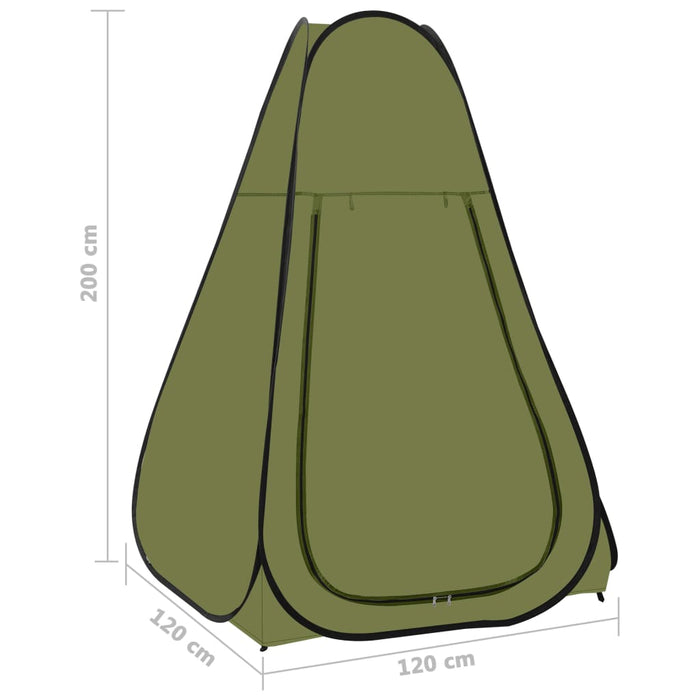 Cort de duș pop-up, verde - WALTI WALTI