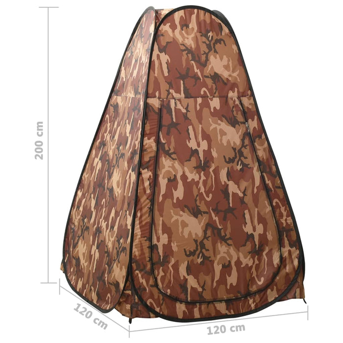 Cort de duș pop-up, camuflaj WALTI