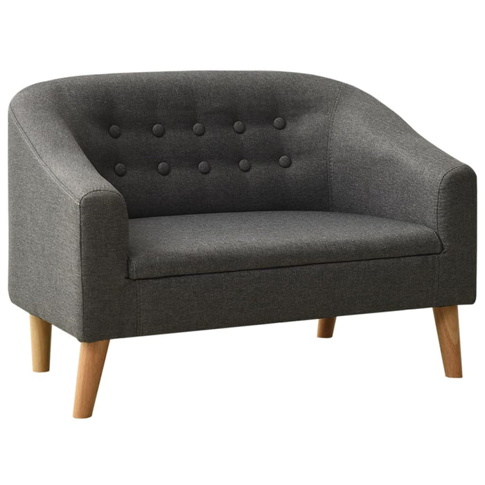 Canapea pentru copii, gri, material textil - WALTI WALTI
