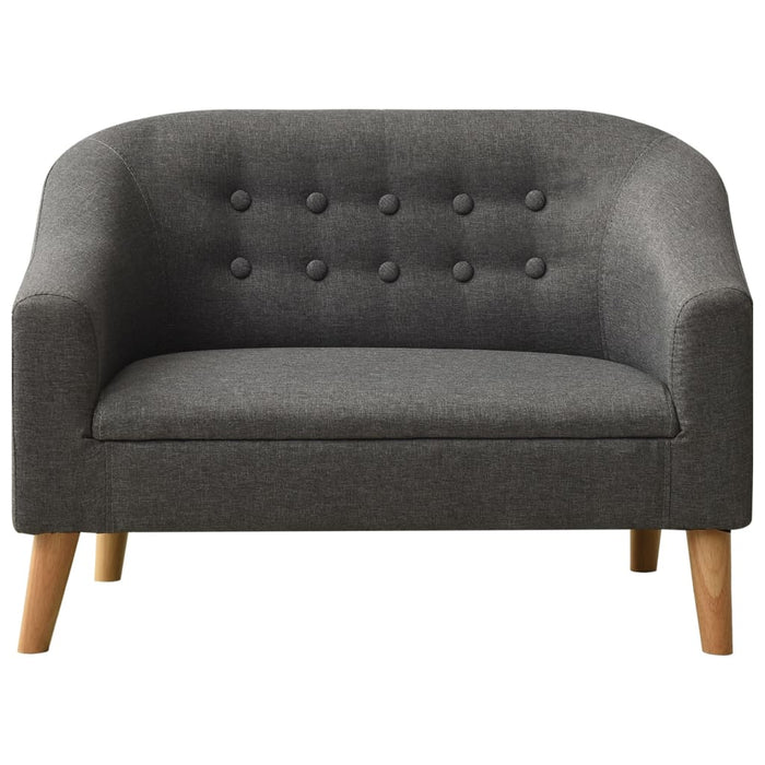 Canapea pentru copii, gri, material textil - WALTI WALTI