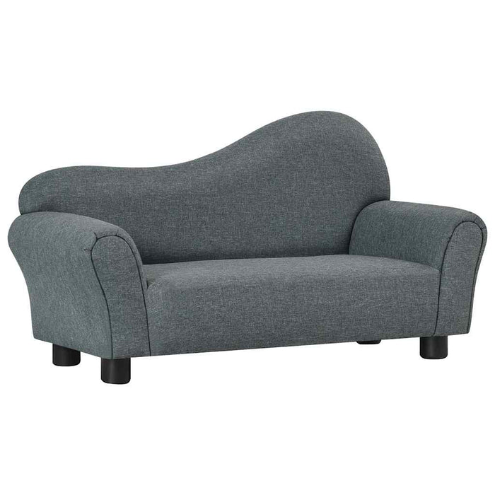 Canapea pentru copii, gri, material textil WALTI