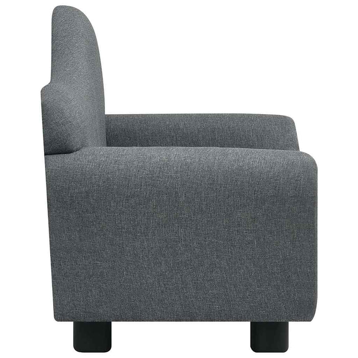 Canapea pentru copii, gri, material textil WALTI