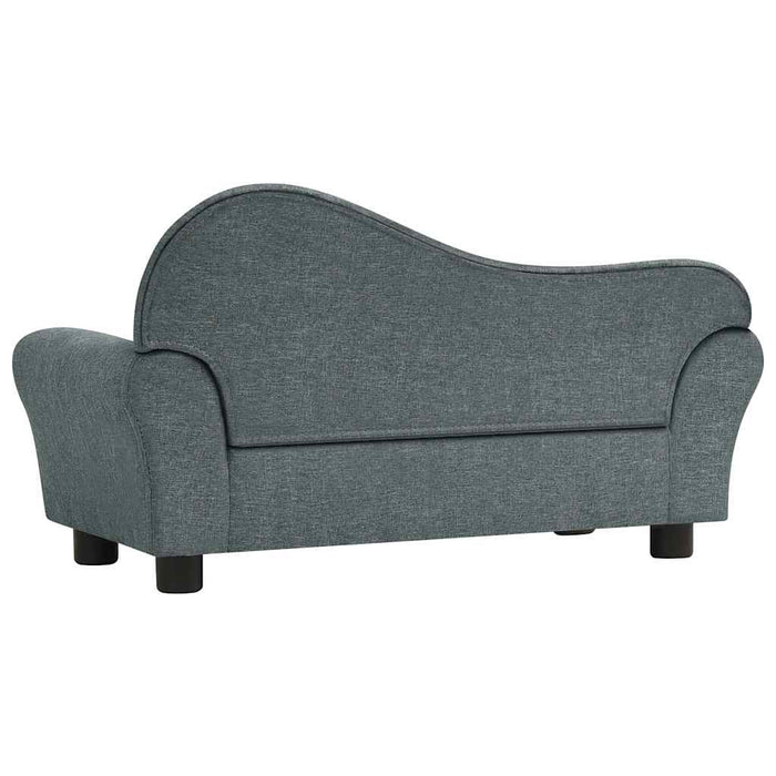 Canapea pentru copii, gri, material textil WALTI