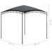 Pavilion, antracit, 3 x 3 x 2,65 m, 180 g/m² - WALTI WALTI