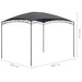 Pavilion, antracit, 3 x 4 x 2,65 m, 180 g/m² - WALTI WALTI