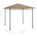 Pavilion, gri taupe, 3x3x2,7 m, 180 g/m² - WALTI WALTI