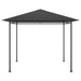 Pavilion, antracit, 3x3x2,7 m, 180 g/m² - WALTI WALTI