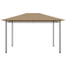 Pavilion, gri taupe, 384x281x270 cm, 180 g/m² - WALTI WALTI