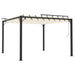 Pavilion cu acoperiș jaluzea, crem, 3x3 m, țesătură/aluminiu - WALTI WALTI