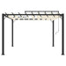 Pavilion cu acoperiș jaluzea, crem, 3x3 m, țesătură/aluminiu - WALTI WALTI