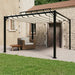 Pavilion cu acoperiș jaluzea, crem, 3x3 m, țesătură/aluminiu - WALTI WALTI
