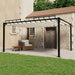 Pavilion cu acoperiș jaluzea, crem, 3x4 m, țesătură/aluminiu - WALTI WALTI