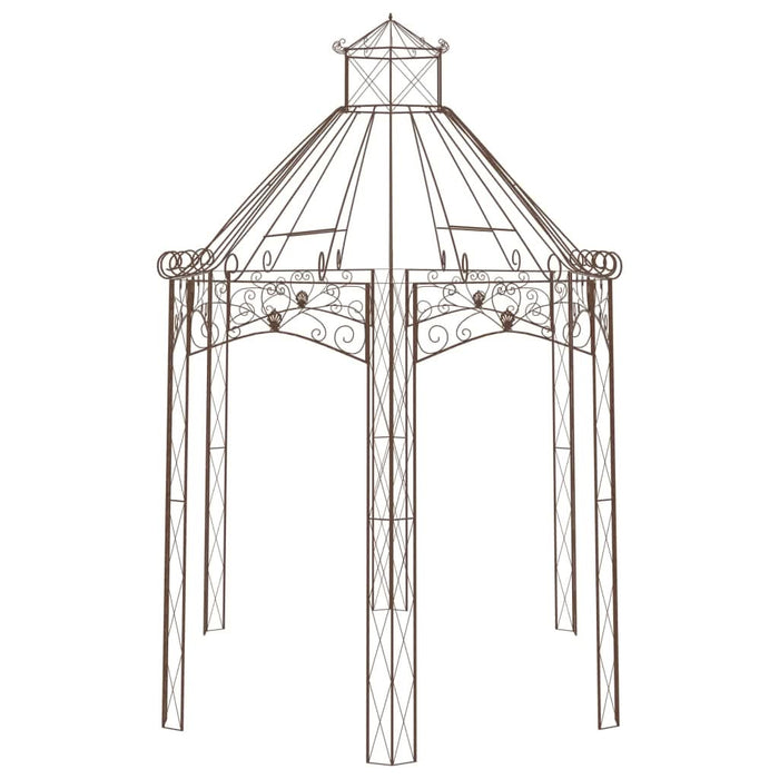 Pavilion de grădină, maro antichizat, 400x258x378 cm, fier - WALTI WALTI
