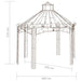 Pavilion de grădină, maro antichizat, 400x258x378 cm, fier - WALTI WALTI