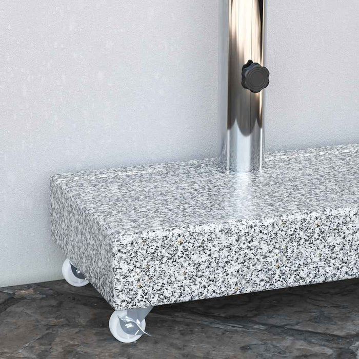 Bază pentru umbrelă, gri deschis, 45x25x8,3 cm, granit - WALTI WALTI