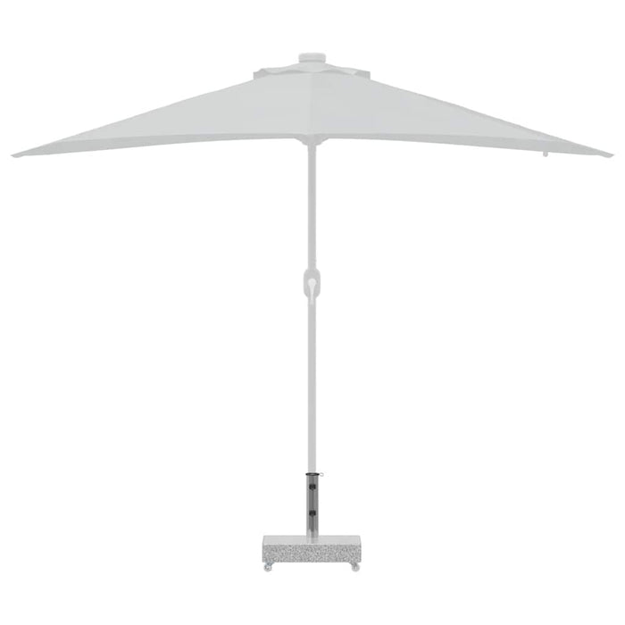 Bază pentru umbrelă, gri deschis, 45x25x8,3 cm, granit - WALTI WALTI