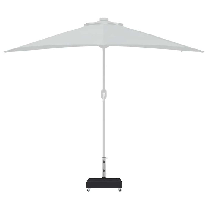 Suport pentru umbrelă, negru, 45x25x8 cm, granit - WALTI WALTI