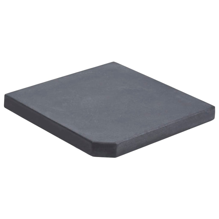 Placă de greutate umbrelă, negru, granit, 25 kg, pătrat - WALTI WALTI