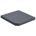 Placă de greutate umbrelă, negru, granit, 25 kg, pătrat - WALTI WALTI